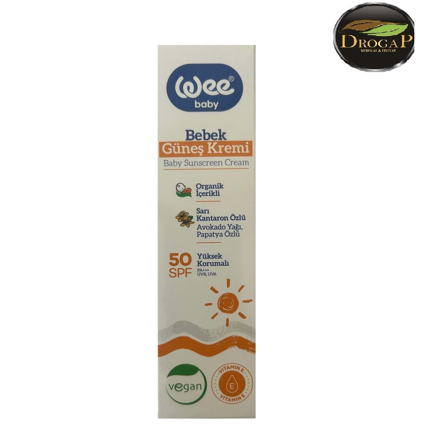 Wee Baby Bebek Güneş Kremi SPF50 75 ml