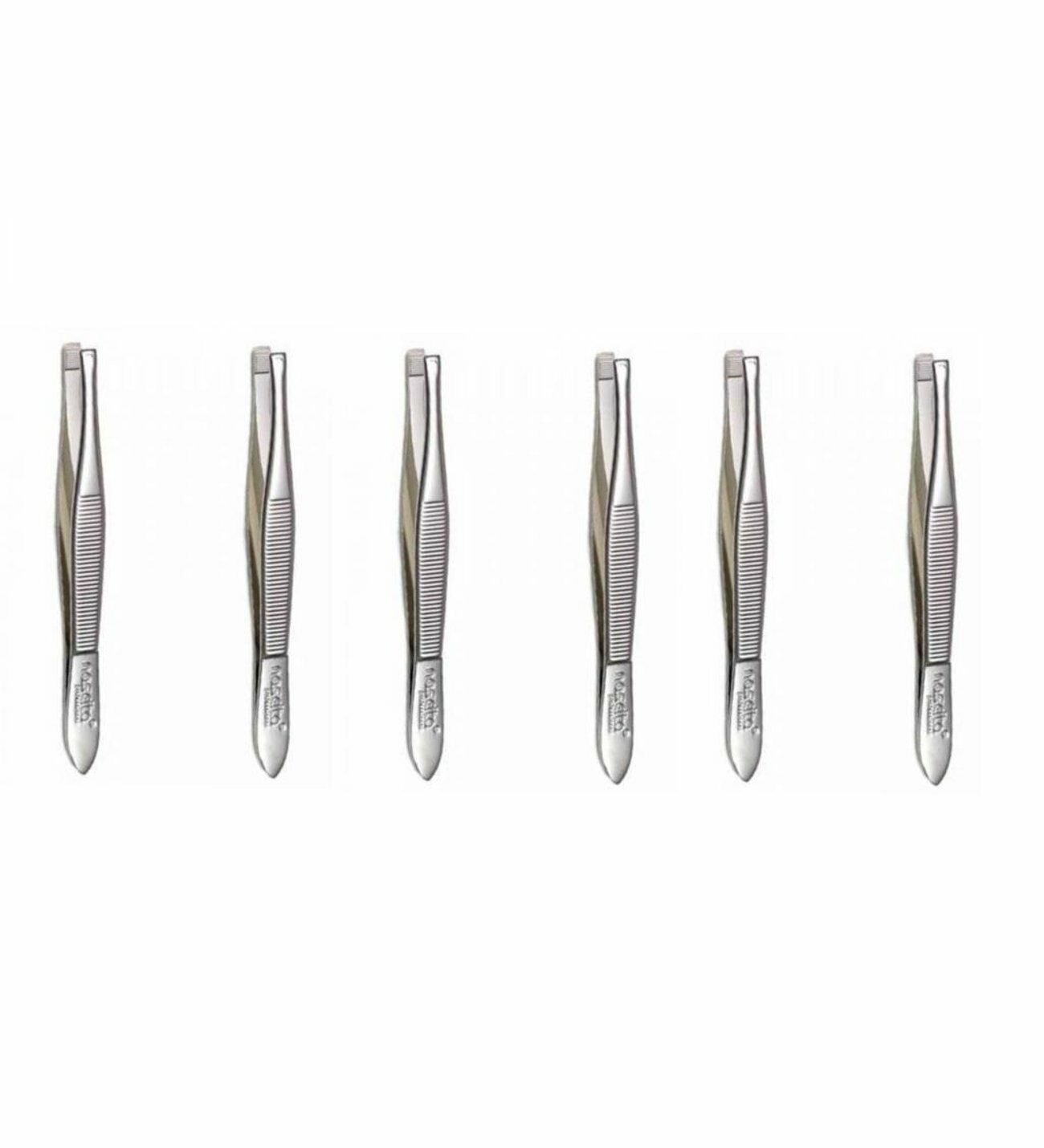 Nascita Çelik Krom Cımbız Nasc-04 Düz Ağız 6 Adet