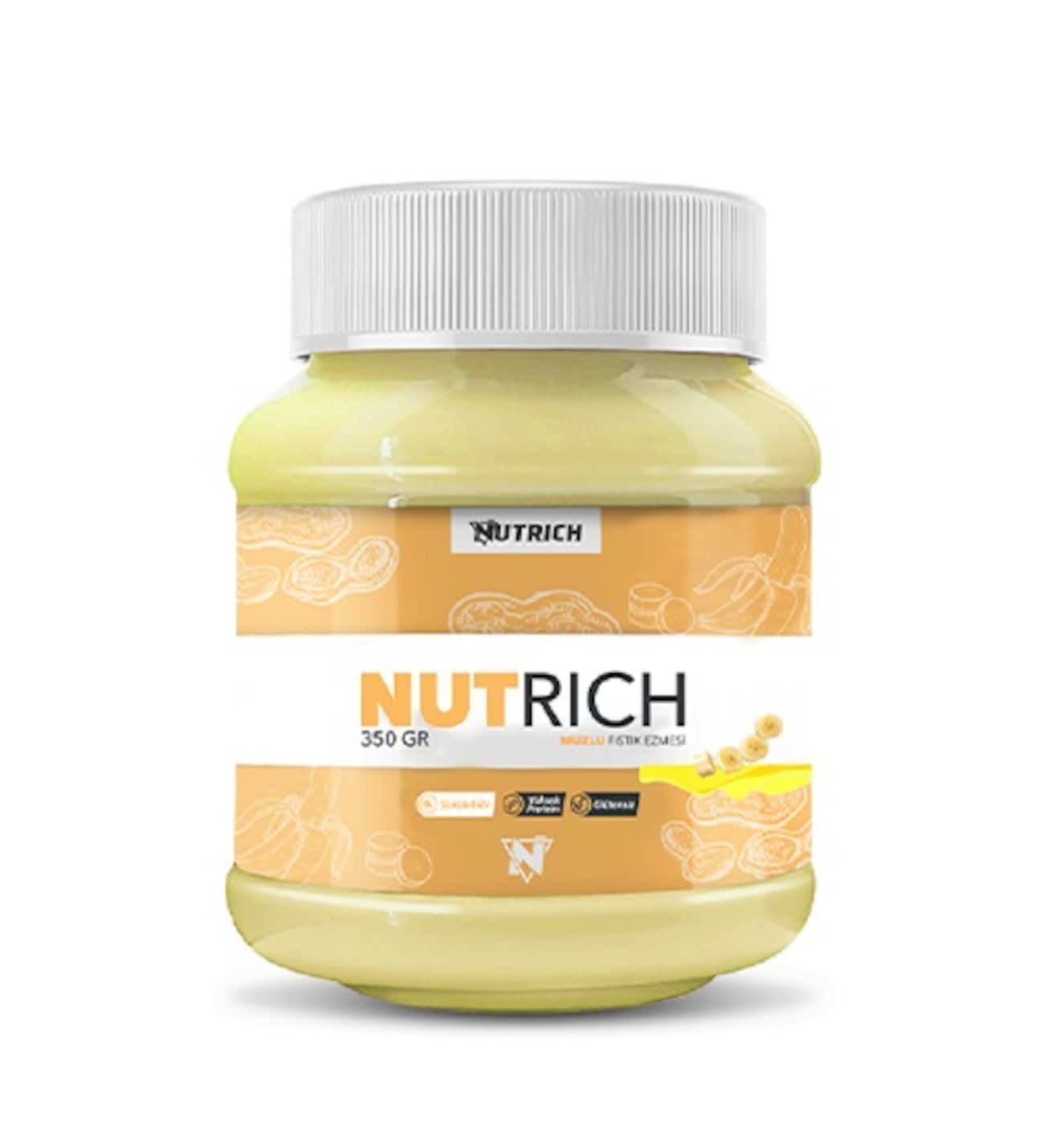 Nutrich Creamy Muzlu Doğal Fıstık Ezmesi 350 gr