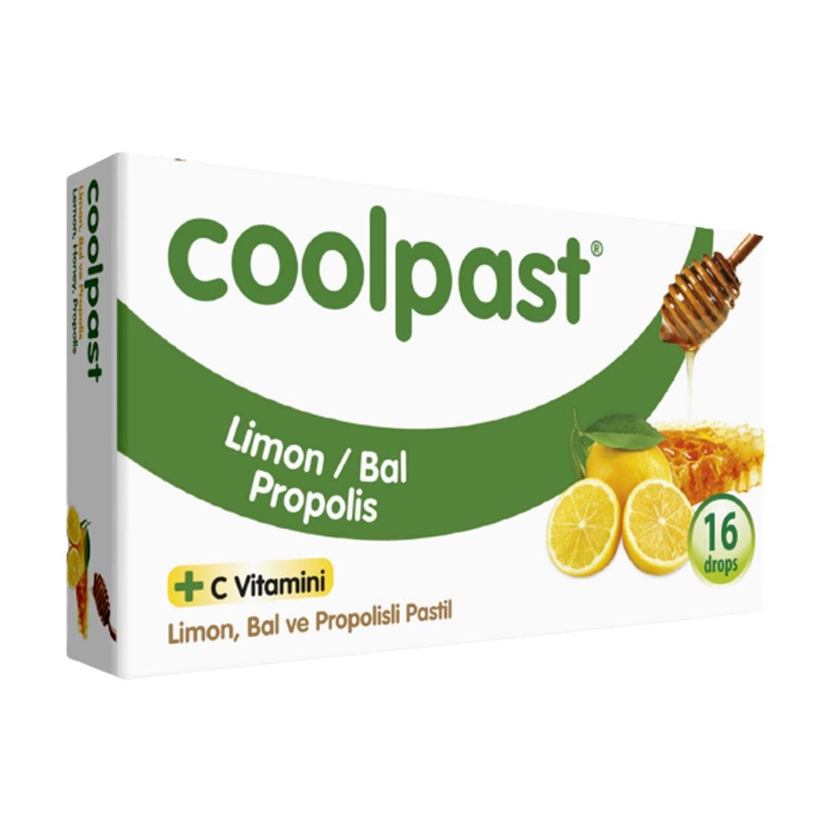Coolpast Limon Bal Propolis Pastil 16'lu