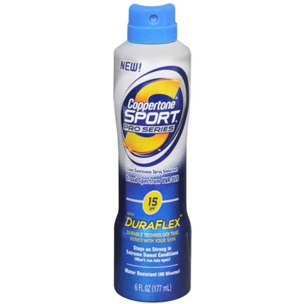 Coppertone Sport Pro Series Clear Continuous Spray SPF15 177 ml