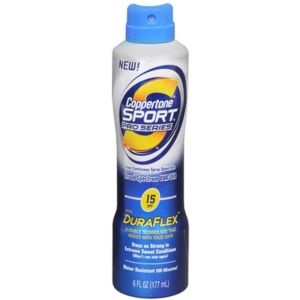 Coppertone Sport Pro Series Clear Continuous Spray SPF15 177 ml
