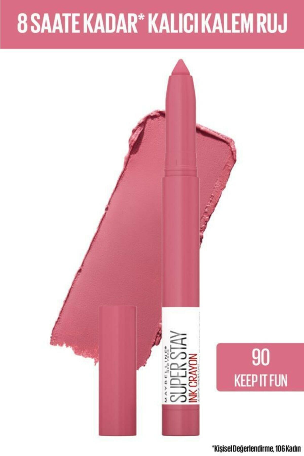 Maybelline Ruj Super Stay İnk Kalem Crayon 90