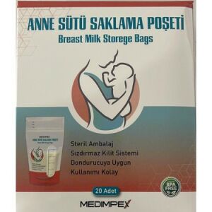Medimpex Anne Sütü Saklama Poşeti 20'li - 5 Adet