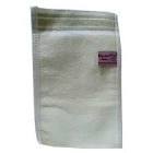 Micro Peel İpek Sırt ve Vücut Kesesi Beyaz 17x27 cm