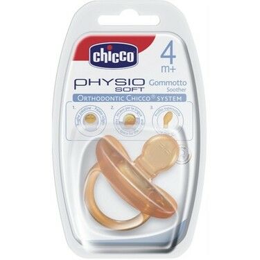 Chicco Physio Soft Kauçuk Emzik 4 Ay+ Tekli