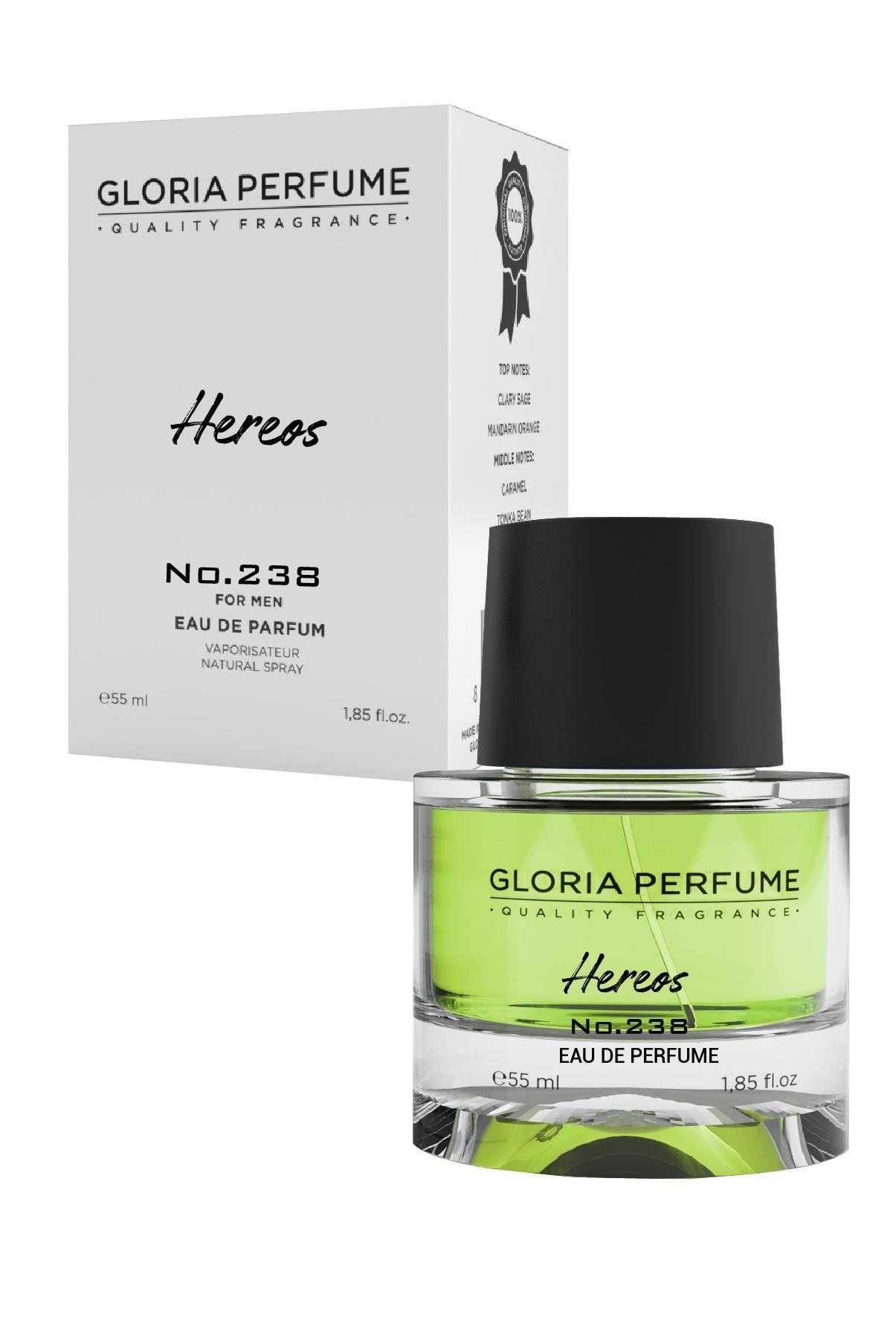 Gloria Perfume Hereos Men Perfum EDP 55 ml