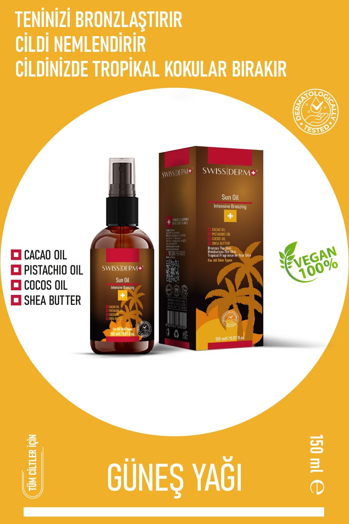 Liss Yoğun Bronzlaştırıcı Hindistan Cevizli Sprey 100 ml