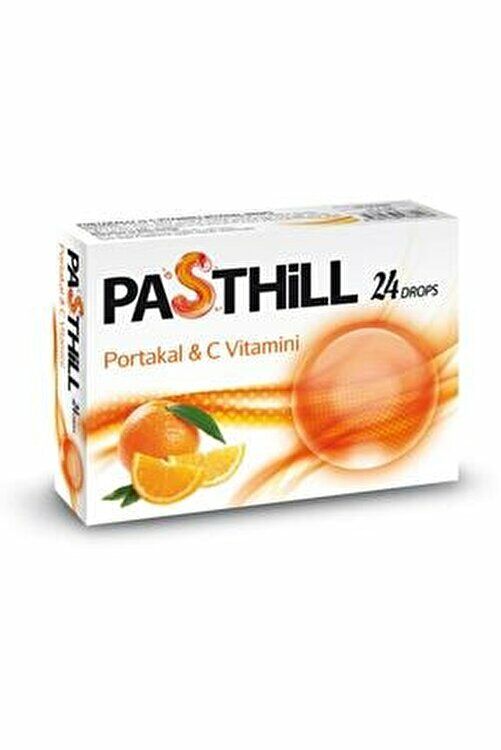 Pasthill Portakal ve C Vitamini 24 Pastil