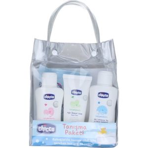 Chicco Bebeğim Tanışma Paketi - Losyon + Pişik Kremi + Şampuan + Islak Mendil