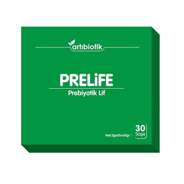 Doğadan Bizim Artıbiotik Prelife Prebiyotik Lif 30 Saşe