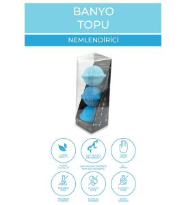 Juvenis Astroloji Serisi Banyo Topu Mavi 50 gr 3'lü