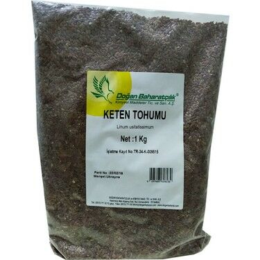 Doğan Keten Tohumu Tane Doğal 1000 gr Paket