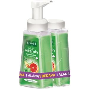 Komili Nemlendirici Köpük Sabun 250 ml + 250 ml