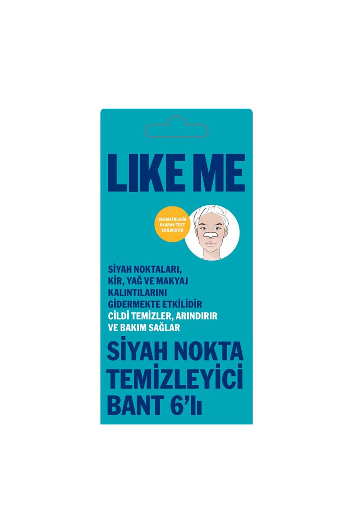 Like Me Siyah Nokta Temizleyici Bant 6'lı