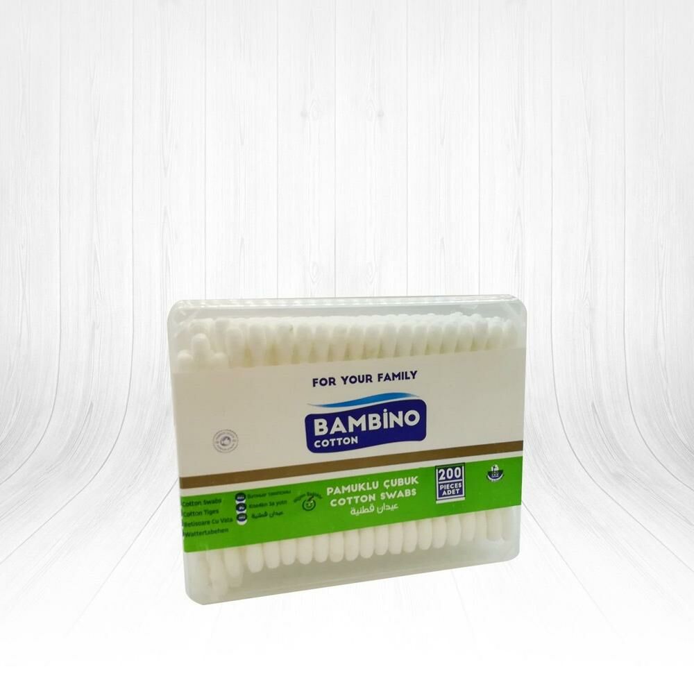 Bambino Cotton Kulak Çubuğu 200'lü