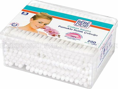 Bebedor Pamuklu Kulak Çubuğu 200'lü