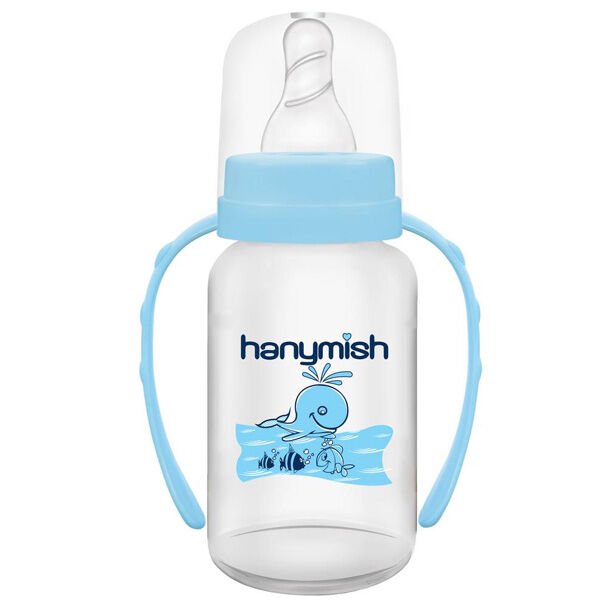 Hanymish 403 Kulpu Cam Biberon 125 ml - Mavi