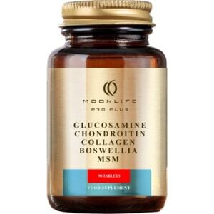 Moonlife Glucosamine Chondroitin Collagen Boswella MSM 90 Tablet