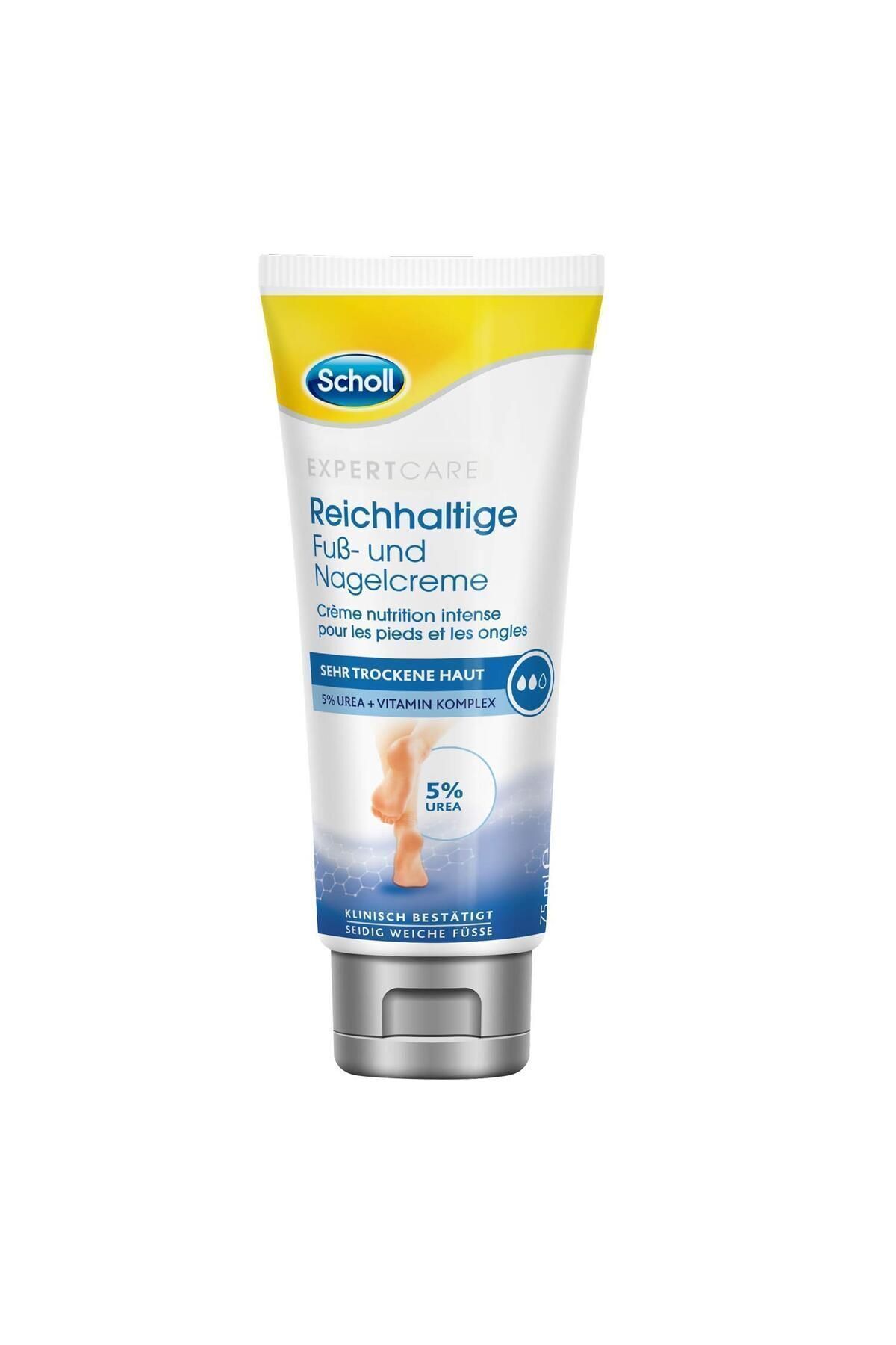 Scholl Ayak ve Tırnak Kremi Ure Bakım Zengin %5 75 ml