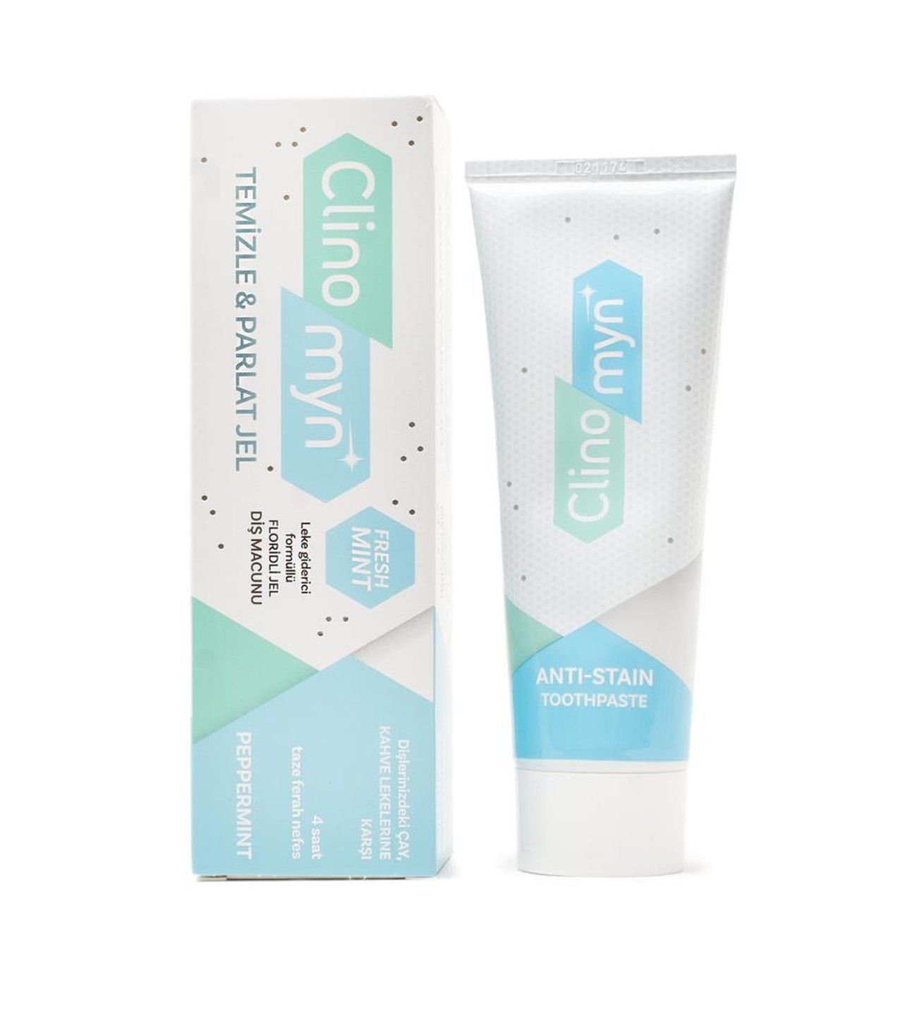 Clinomyn Fresh Temizleme Parlatma Jel Diş Macunu 75 ml - 5 Adet