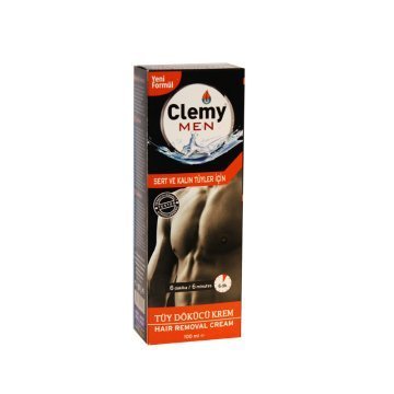 Clemy Men Tüy Dökücü Krem Sert ve Kalın Tüyler 100ml