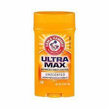 Arm & Hammer Stick Deodorant Ultra Max Unscented 76 ml