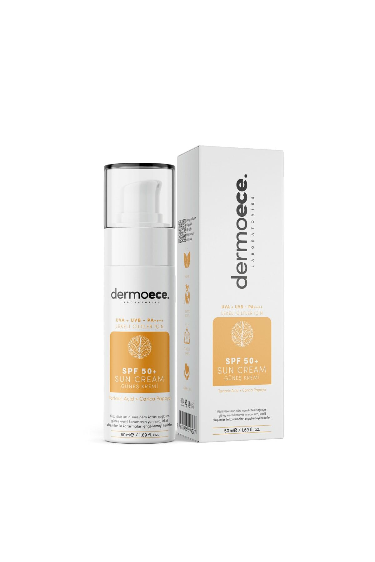 Dermoece Lekeli Ciltler İçin Güneş Kremi SPF50+ 50 ml