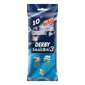 Derby Samurai 3 Kullan-At Tıraş Bıçağı 10'lu