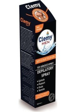 Clemy Men Tüy Dökücü Sprey Sert ve Kalın Tüyler 100ml