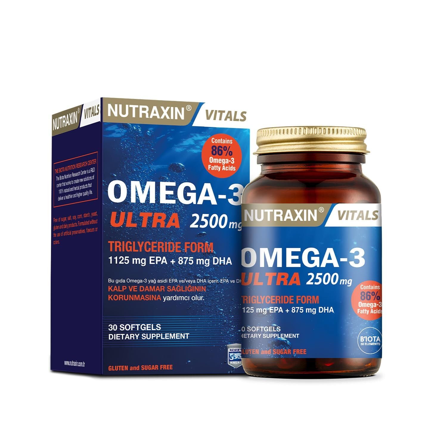 Nutraxin Omega-3 Ultra 2500 mg 30 Kapsül