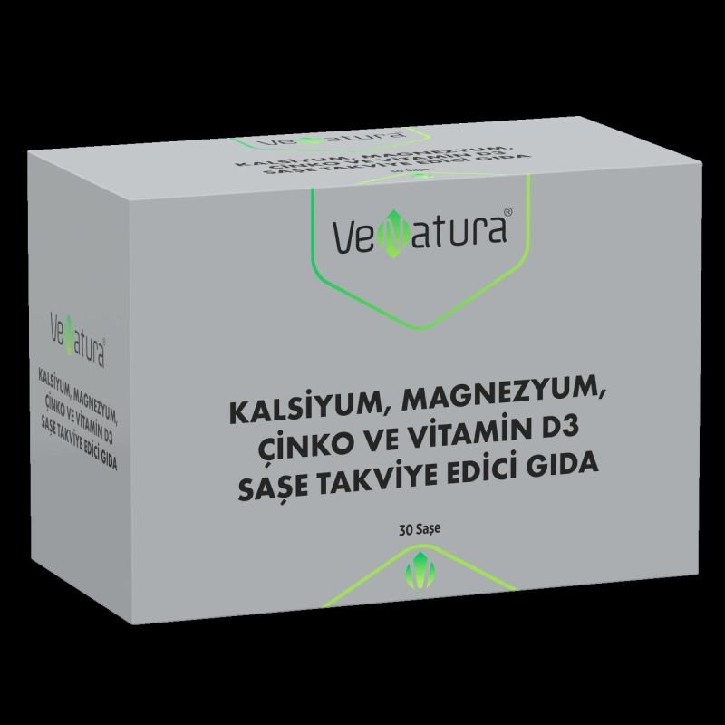 Venatura Kalsıyum Magnezyum Cınko Vıtamın D3 30 Sase
