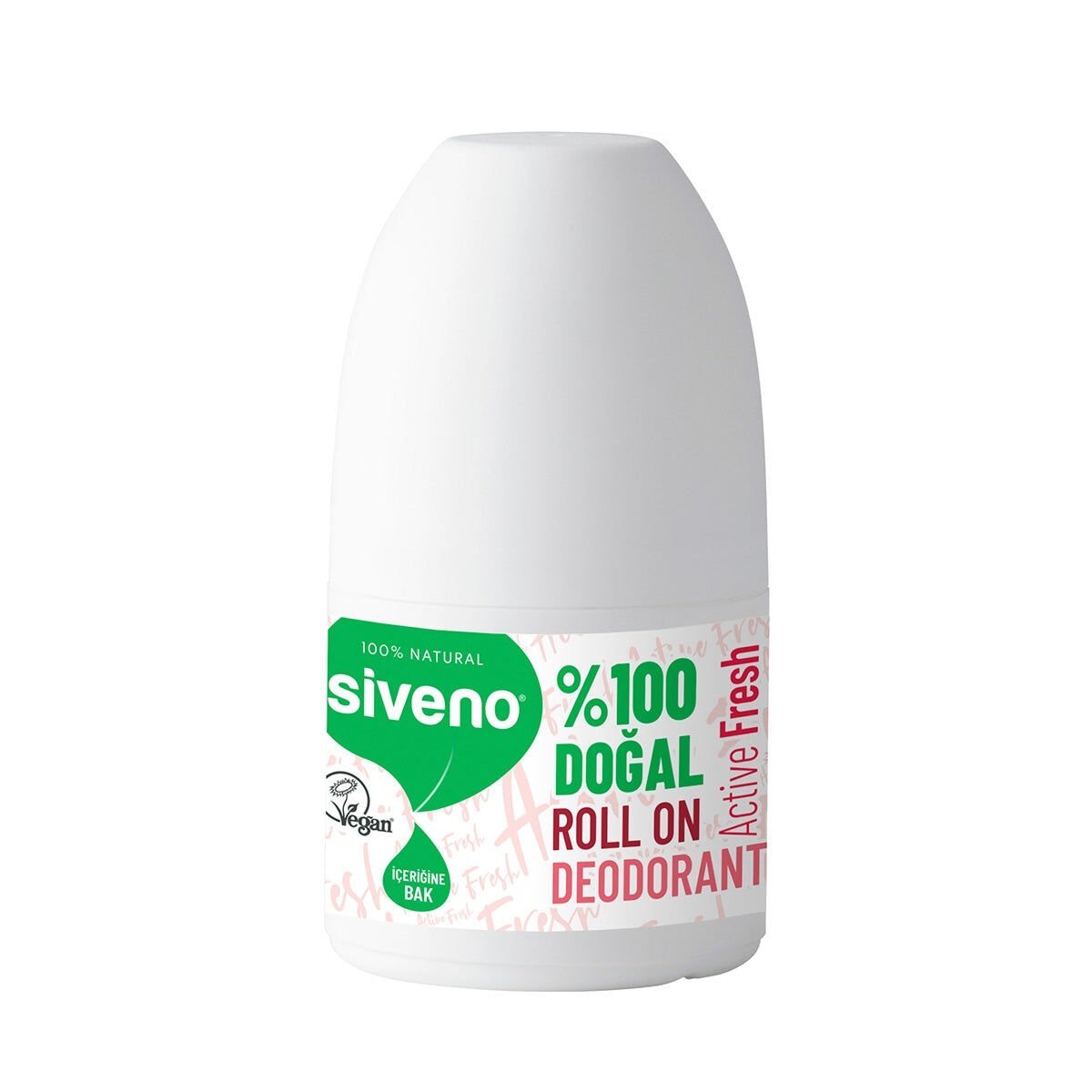 Siveno Vegan Active Fresh Roll On Deodorant 40 ml