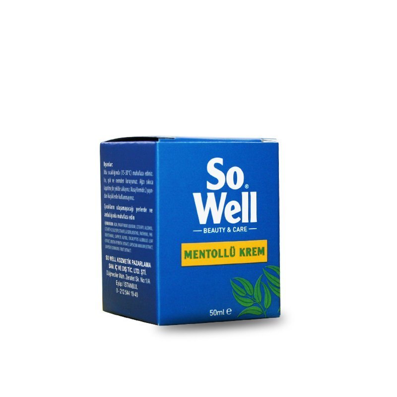 So Well Mentollü Krem 50ml
