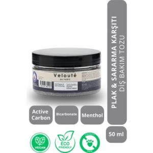 Veloute De Paris Plak & Sararma Karşıtı Diş Bakım Tozu 50 ml