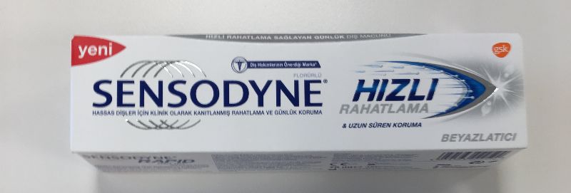 Sensodyne Diş Mac. 75Ml Hizli Rah.Beyaz