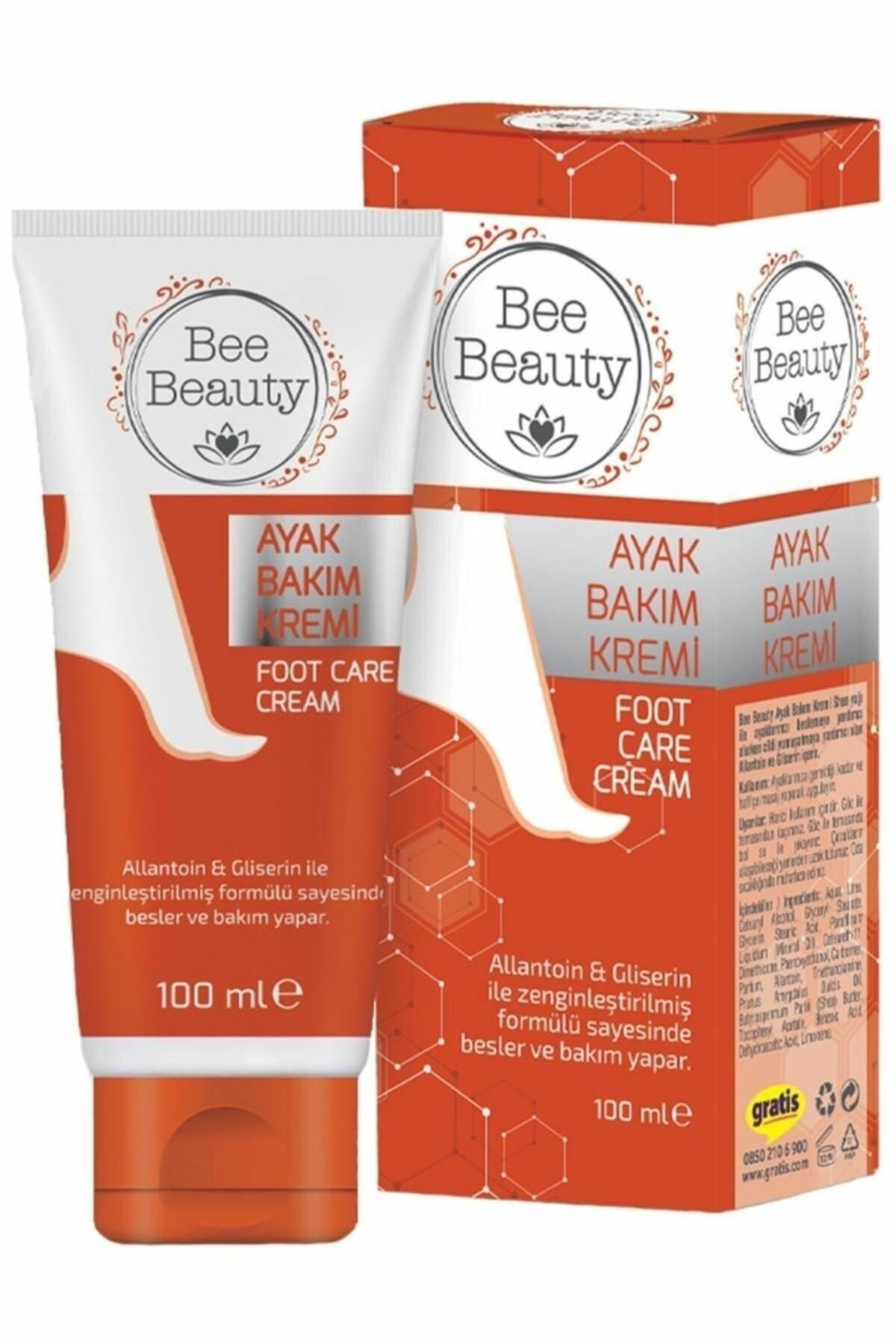 Bee Beauty Ayak Bakım Kremi 100 ml
