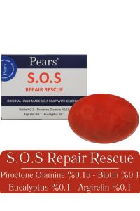 Pears S.O.S Cilt Onarım Sabunu Dermatit Kızarıklık Pullanma Kaşıntı Karşıtı 120 gr