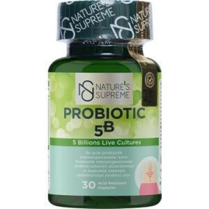 Nature's Supreme Probiotic 5B 30 Kapsül