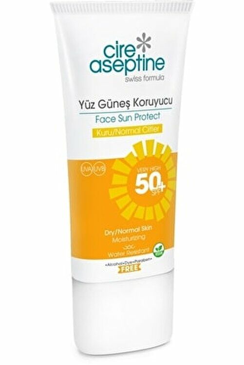 Cire Aseptine Güneş Koruyucu Krem Kuru ve Normal Ciltler İçin SPF50 50 ml
