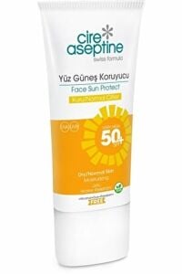 Cire Aseptine Güneş Koruyucu Krem Kuru ve Normal Ciltler İçin SPF50 50 ml