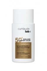 Cumlaude Lab Açık Tenler için Kapatıcı Özellikli Güneş Koruyucu - Sunlaude Spf50+ Confort Color Ultrafluido 50 mL