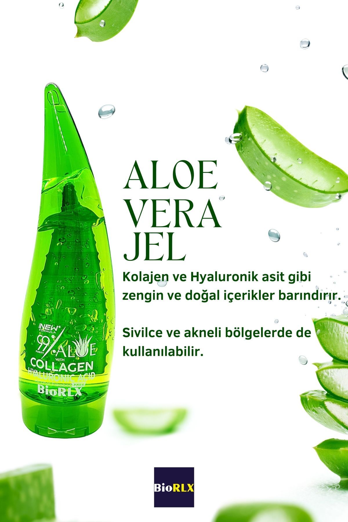 BioRLX Aloe Vera Collagen Gel 250 ml