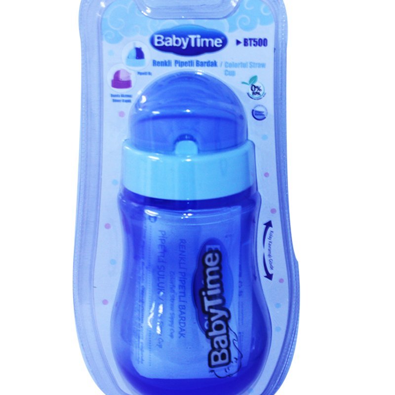 Babytime Renkli Pipetli Bardak BT500