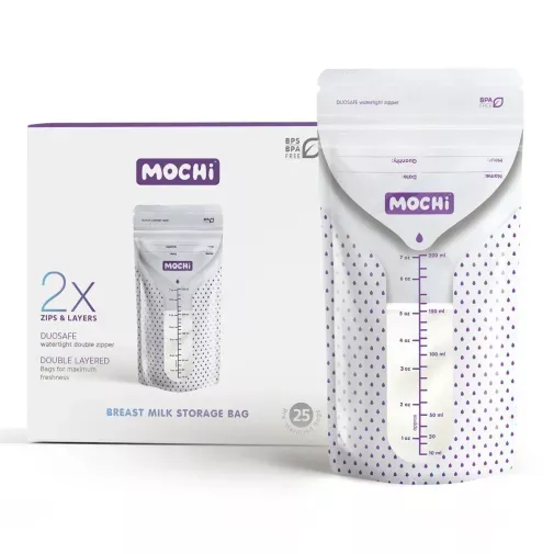 Mochi Süt Saklama Poşeti 200 ml 50'li