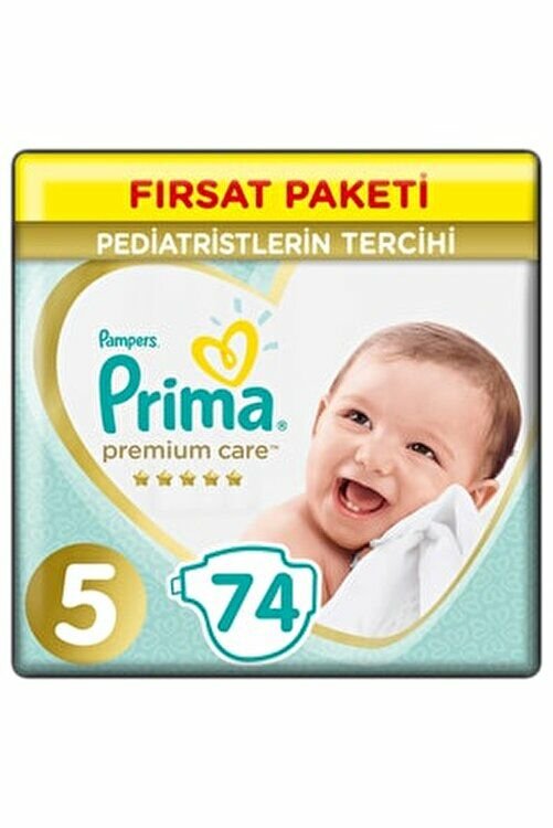 Prima Bebek Bezi Premium Care Junior 5 Beden 74'lü