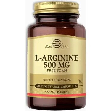 Solgar L-Arginine 500 mg 50 Kapsül
