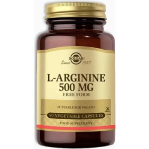 Solgar L-Arginine 500 mg 50 Kapsül