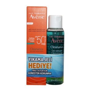 Avene Cleanance Solaire Spf50+ 50ml + Yıkama Jeli Hediye