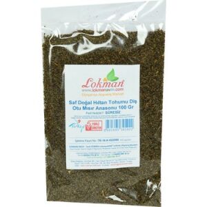 Lokmanavm Hıltan Tohumu Diş Otu Mısır Anasonu Doğal 100 gr Paket